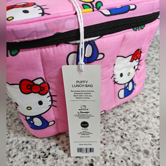 NEW Baggu Puffy Lunch Bag (Hello kitty pink) - Picture 4 of 8